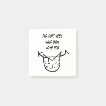 "Ninguém Vê Em Quem Você Vota"