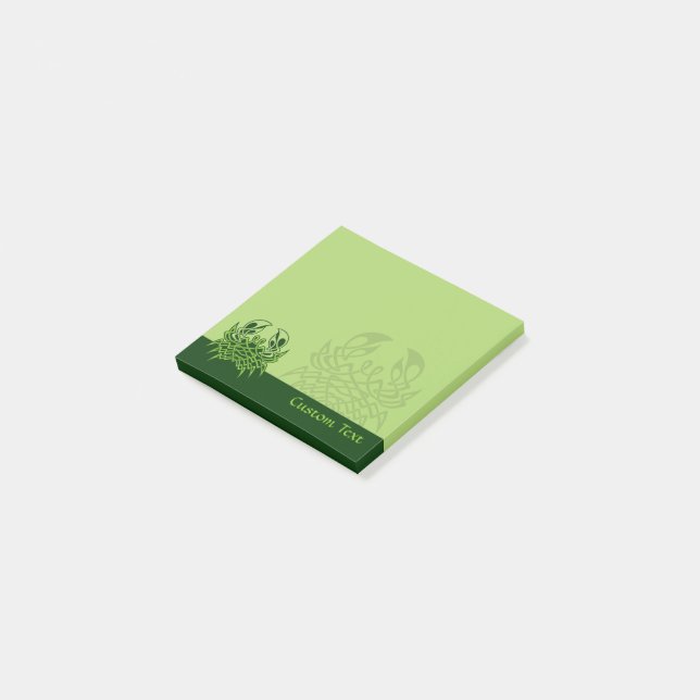 Bloco De Notas Nó Celular Verde Caranguejo (Inclinado)