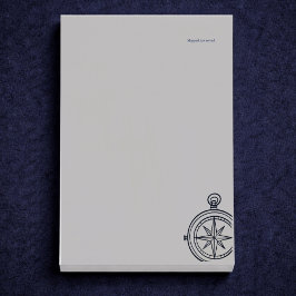 Bloco De Notas Nocturnal Study dark academia compass