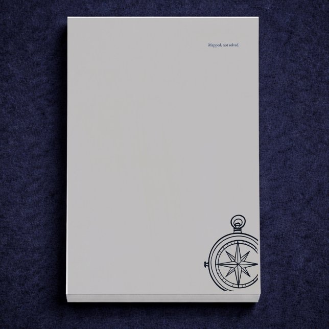 Bloco De Notas Nocturnal Study dark academia compass (Criador carregado)