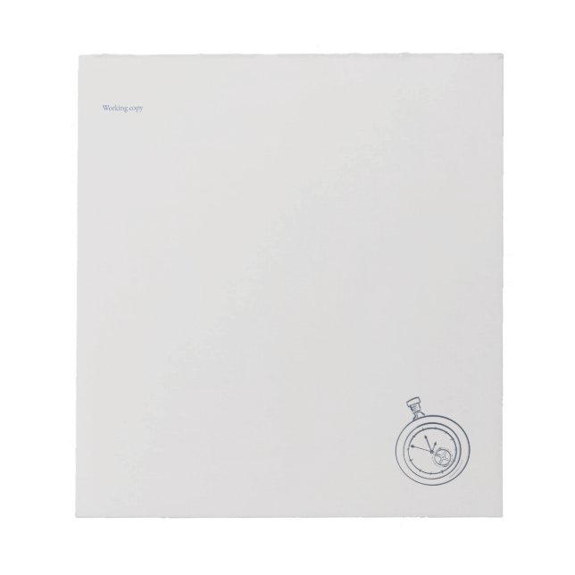 Bloco De Notas Nocturnal Study dark academia Pocket Watch    (Frente)