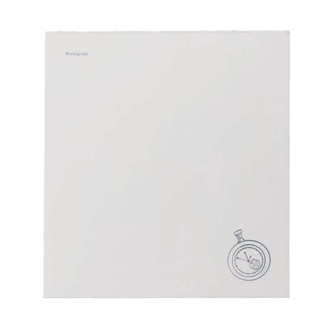 Bloco De Notas Nocturnal Study dark academia Pocket Watch    (Frente)