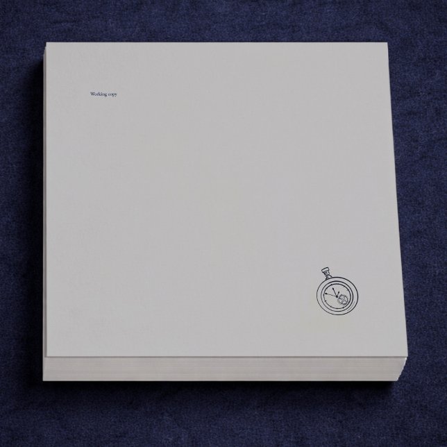 Bloco De Notas Nocturnal Study dark academia Pocket Watch    (Criador carregado)