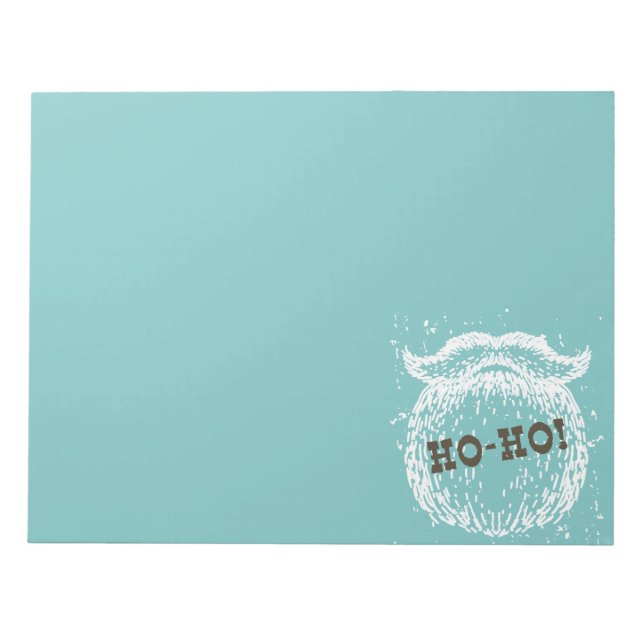 Bloco De Notas Noel de Papais noeis de Natal Ho-Ho (Frente)