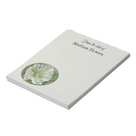 Bloco De Notas Noite de Pastel de Moonflower Personalizada