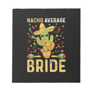 Bloco De Notas Noiva Não Média Cinco De Mayo Casamento Mexicano