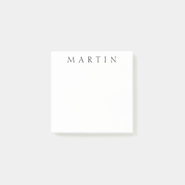 Bloco De Notas Nome Clássico (ou palavra) (Frente)