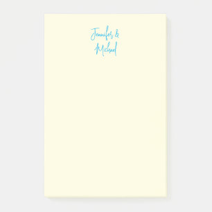 Bloco De Notas Nome da caligrafia minimalista profissional