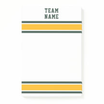 Nome da Equipe Esportiva Verde e Dourado com faixa