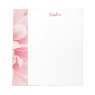 Bloco De Notas & Nome da Flor Rosa