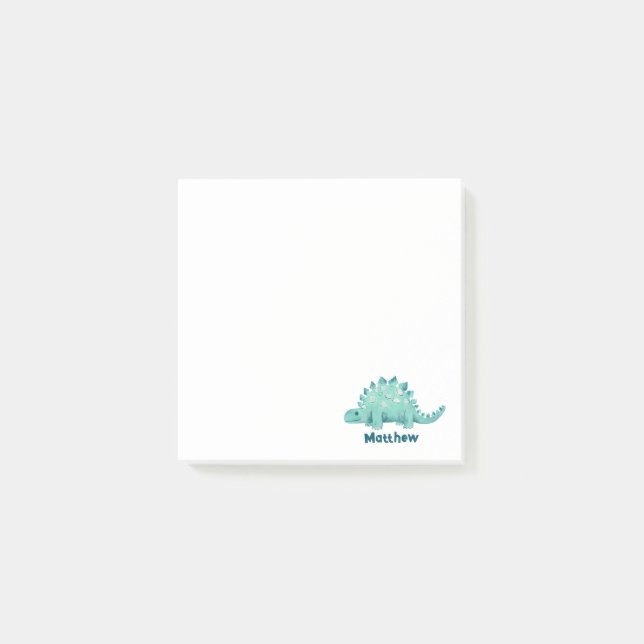 Bloco De Notas Nome das crianças dos dinossauros (Frente)