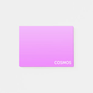 Bloco De Notas Nome de cor roxa do Cosmos