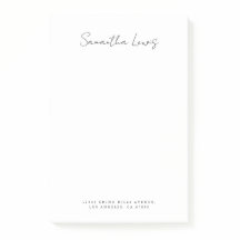 Nome de Letra Manuscrita Minimalista Simples