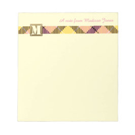 Bloco De Notas Nome de Script Profissional do Monograma Moderno T