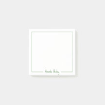 Nome do Cheio do Monograma Verde