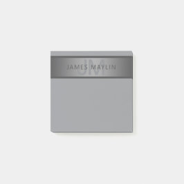 Bloco De Notas Nome do Gradiente da Cinza Escura Moderna ou Nome