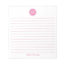 Nome do Monograma Linhado de Rosas claro Elegante