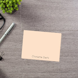 Bloco De Notas Nome do pêssego