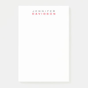 Bloco De Notas Nome Moderno do Na moda Professional