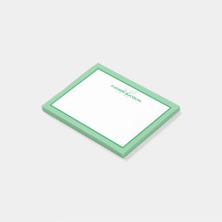 Bloco De Notas Nome Monogramado Personalizado Minimalista Cute Ve