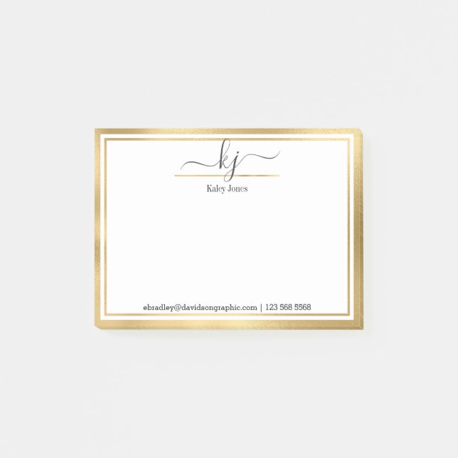 Bloco De Notas Nome Personalizado | Da Mesa Do (Frente)