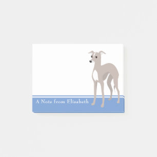 Bloco De Notas Nome Personalizado de Greyhound Italiano