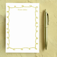Bloco de Notas Nome PERSONALIZADO do Frame de Port