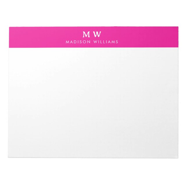 Bloco De Notas Nome Personalizado Material Comercial Profissional (Frente)