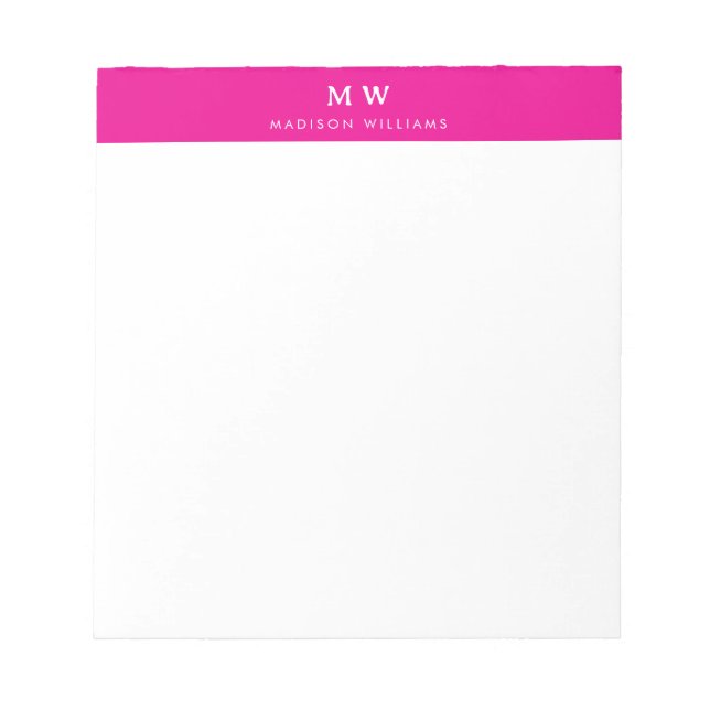 Bloco De Notas Nome Personalizado Material Comercial Profissional (Frente)