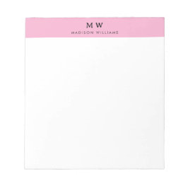 Bloco De Notas Nome Personalizado Material Comercial Profissional