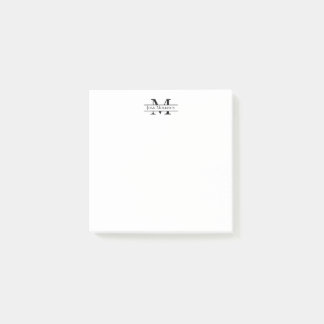 Bloco De Notas Nome Personalizado Monograma Personalizado