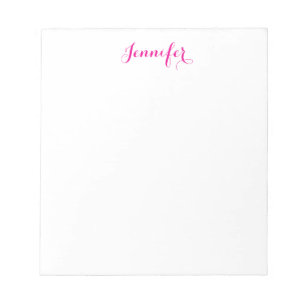 Bloco De Notas Nome simples minimalista moderno elegante profissi