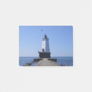 Bloco De Notas North Pierhead Lighthouse, Ludington, MI