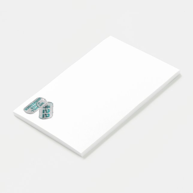 Bloco De Notas NÓS NÃO VAMOS RENDER (Feito em Minnesota) (Inclinado)