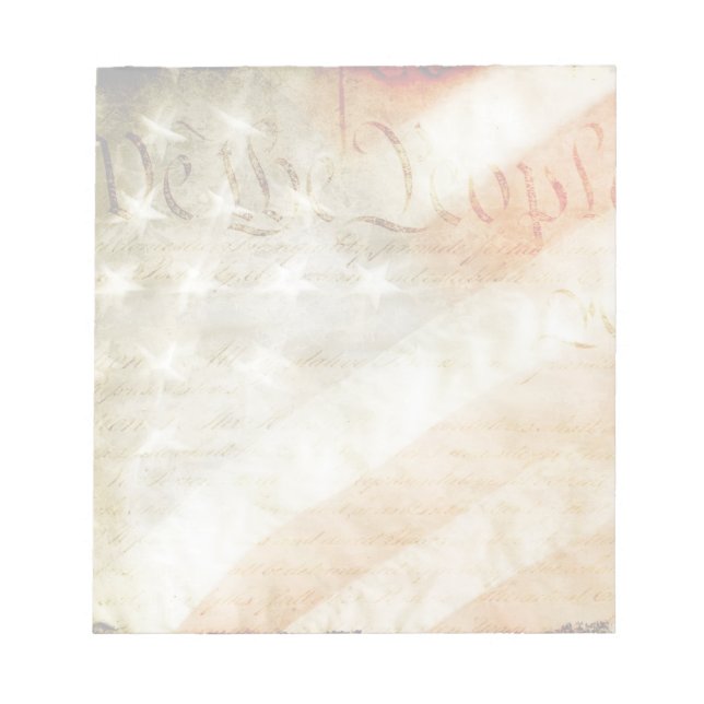 Bloco De Notas Nós somos a bandeira Pessoas americana (Frente)