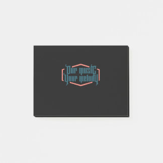 Bloco De Notas Nossa Música Sua Melodia