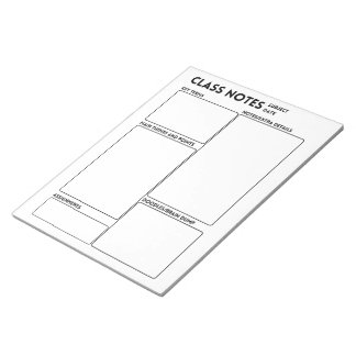 Bloco De Notas Nota de ADHD