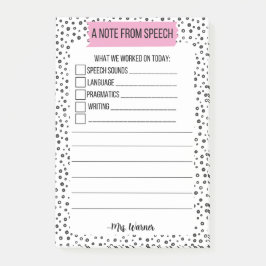 Bloco De Notas Nota de Fala para Home- PERSONALIZAR