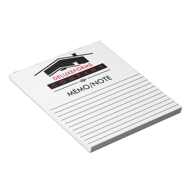 Bloco De Notas Nota de Memória do Telhado Preto (Inclinado)