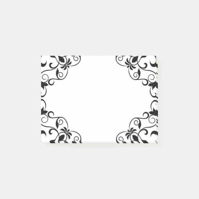 Bloco De Notas Nota de post-it à moda (Frente)