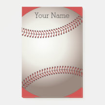 nota de post-it feita sob encomenda do basebol a
