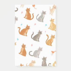 Bloco De Notas nota de Posto de gato