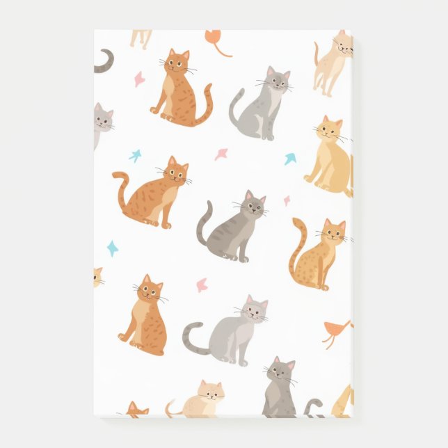 Bloco De Notas nota de Posto de gato (Frente)