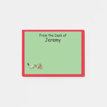 Nota de posto - Dragão e Borda Vermelha