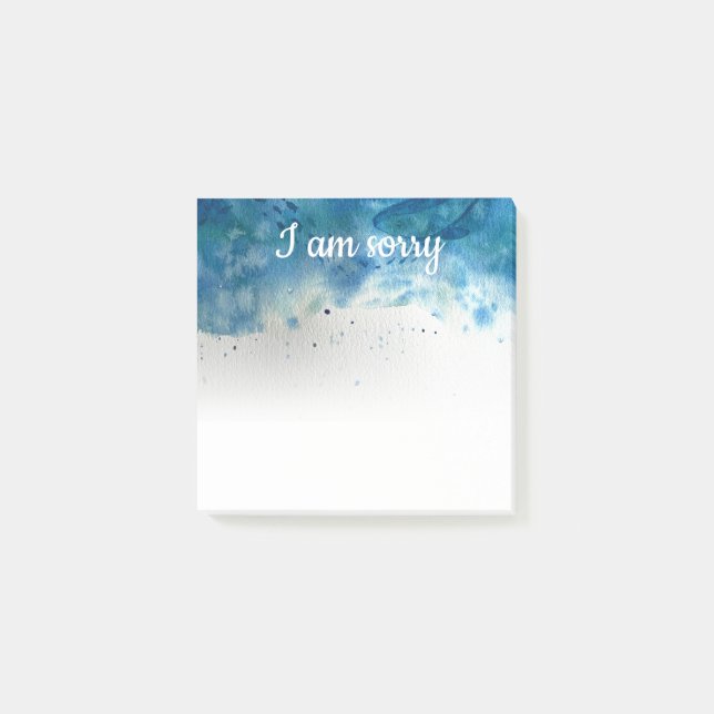 Bloco De Notas Nota de Posto Onda Oceânica - (hooponopono #1) (Frente)