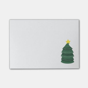 Bloco De Notas Nota pegajosa da árvore de Natal
