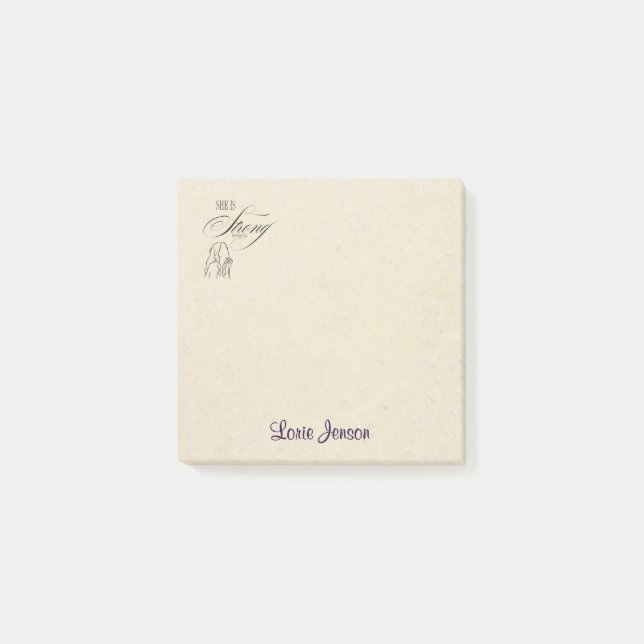 Bloco De Notas Nota Personalizada Postando Notas (Frente)