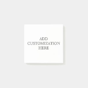 Bloco De Notas Nota personalizada sobre o adesivo