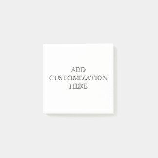 Bloco De Notas Nota personalizada sobre o adesivo