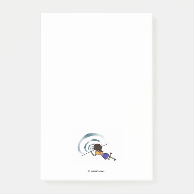 Bloco De Notas Nota Postada de efeito de réplica (Frente)